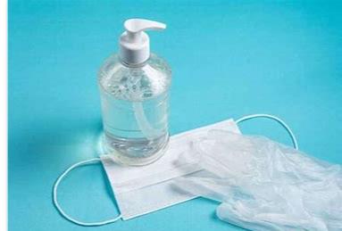 Distribuição gratuita de álcool gel e máscaras
