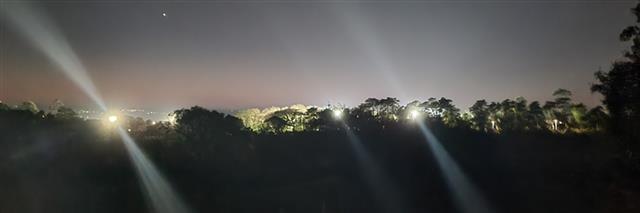 illuminação do campo desportivo e o ambiente - Campo da Mata & Campo da Quinta da Boneca Caldas da Rainha