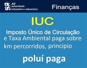 IUC TX ambiental sobre os Km POLUI/PAGA