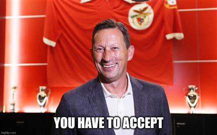 Queremos o Roger Schmidt fora do Benfica. 