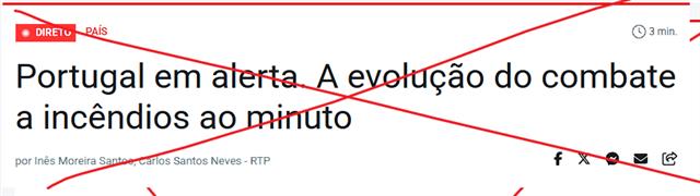Proibição de reportagens de incêndios nos telejornais