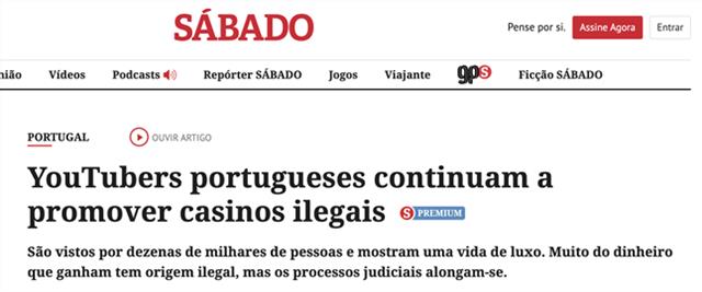 Proteção de Menores e Proibição da Promoção de Casinos Online Ilegais por Influencers e Plataformas Digitais