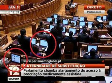Assembleia da República Portuguesa sem redes sociais